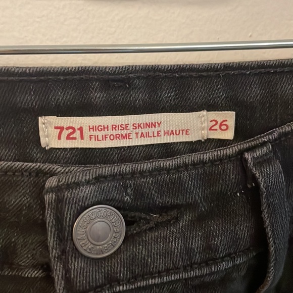 Levi’s 721 High‎ Rise Skinny sz 26 - Picture 2 of 4